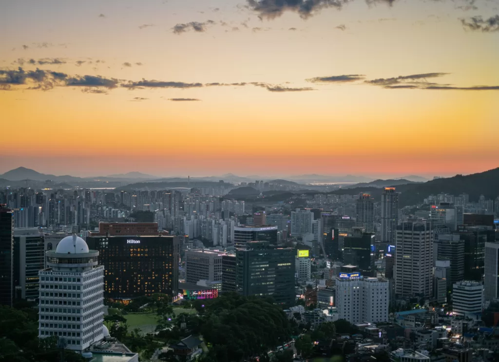 korea skyline