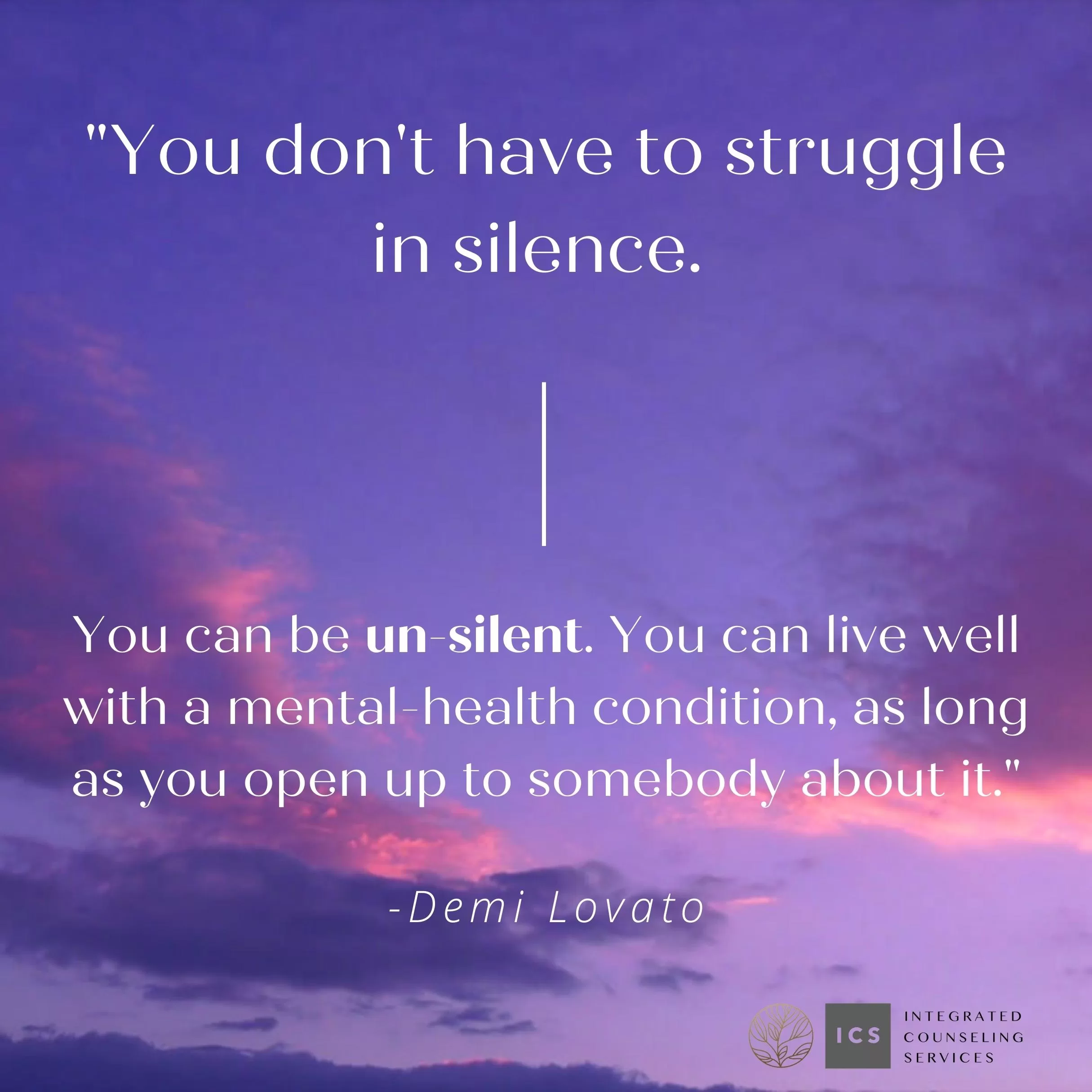 Mental Health Awareness Month - Integrated Counseling Services