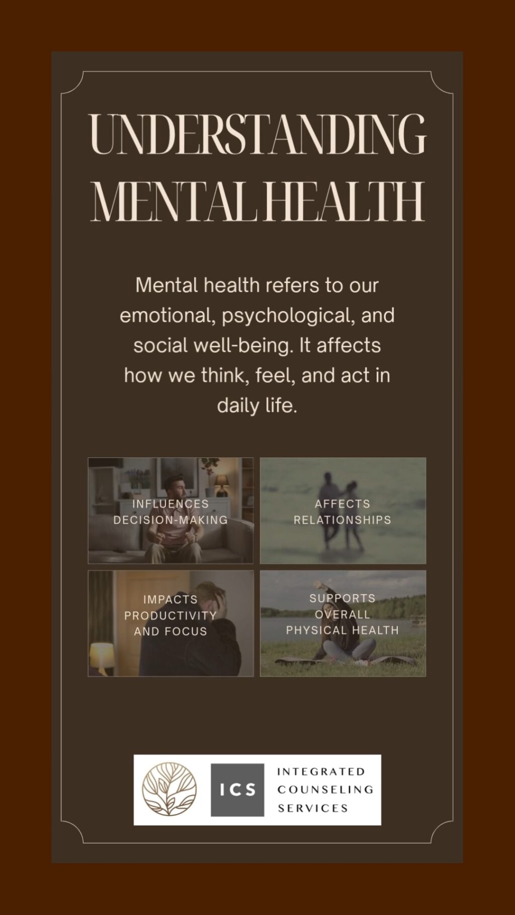 Instagram post from integratedcounselingservices. This post is in position 4.